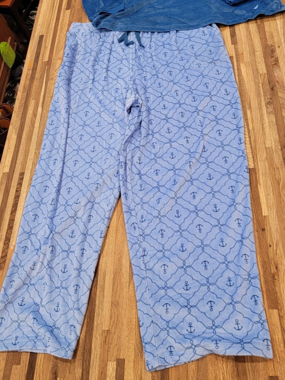 Nautica Nautical Blue Women's Pajama Set Velour - Picture 5 of 12